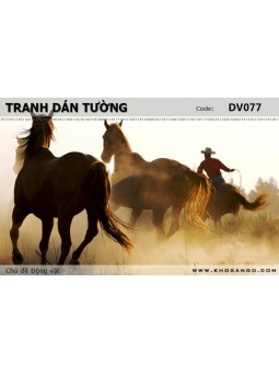 Tranh dán tường Động vật DV077