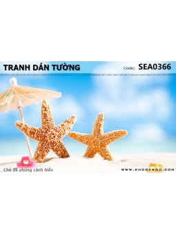 Tranh dán tường phong cảnh biển SEA366