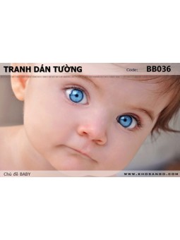 Tranh dán tường BABY BB036