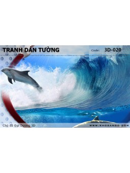 Tranh dán tường Đại Dương 3D 3D-020