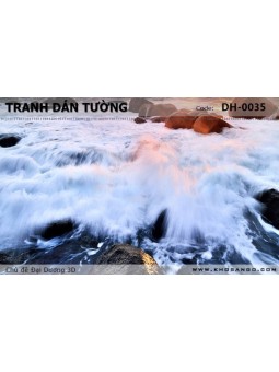 Tranh dán tường Đại Dương 3D DH-0035