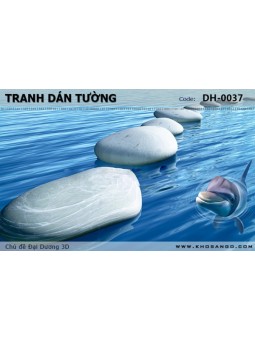 Tranh dán tường Đại Dương 3D DH-0037