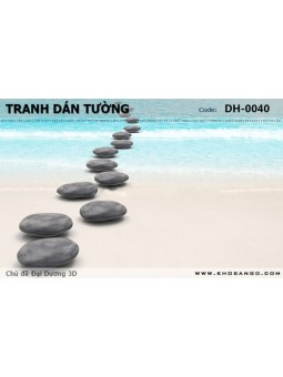 Tranh dán tường Đại Dương 3D DH-0040