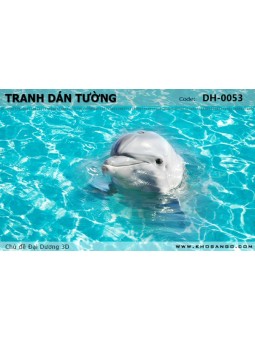 Tranh dán tường Đại Dương 3D DH-0053