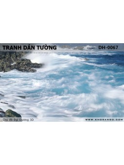 Tranh dán tường Đại Dương 3D DH-0067