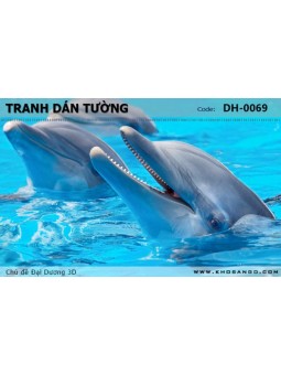 Tranh dán tường Đại Dương 3D DH-0069