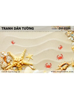 Ocean 3D wall paintings DH-0104