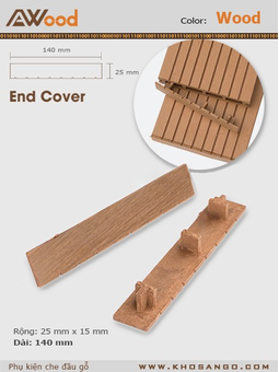 AWood End Cover Wood