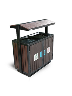 Recycle bin outdoor TRD02-GI