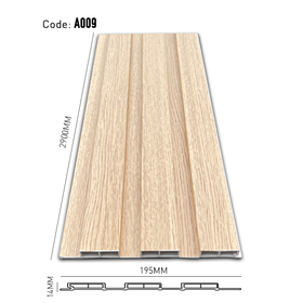 SPC Fluted Panel Thick 14mm A009