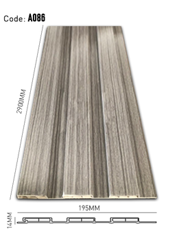 SPC Fluted Panel Thick 14mm A086