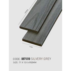 UltraWood UB71x10 Silvery Grey