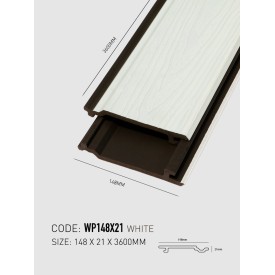 UltraWood WP148x21 White