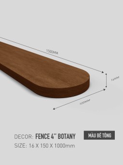 Conwood Fence 4'' Botany - 1.5m