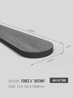 Conwood Fence 4'' Botany - 1m