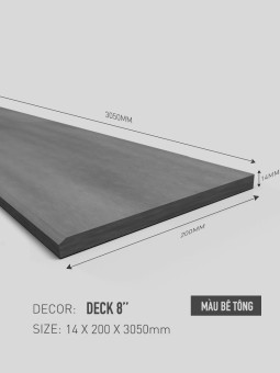 Sàn Xi Măng Conwood Deck 8'' 14mm