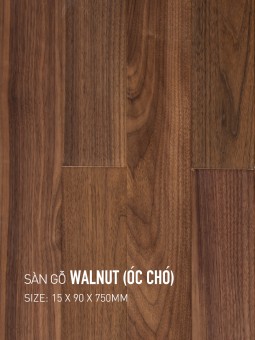 Sàn gỗ Walnut 90x750mm