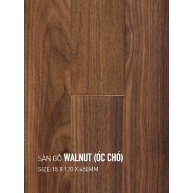 Sàn gỗ Walnut 120x450mm