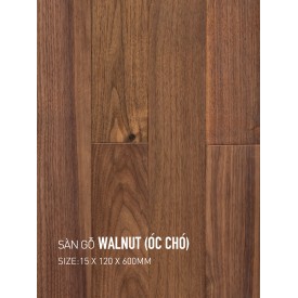 Sàn gỗ Walnut 120x600mm