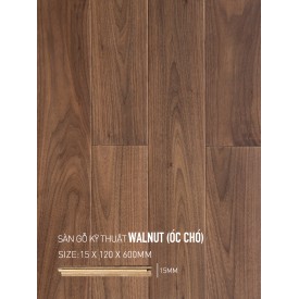 Walnut Engineered flooring 120x600mm