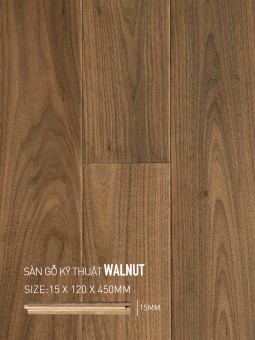 Walnut Engineered flooring 120x450mm