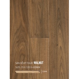 Sàn gỗ Walnut Engineered 120x450mm