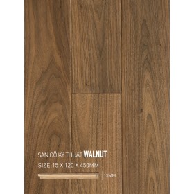 Sàn gỗ Walnut Engineered 120x450mm