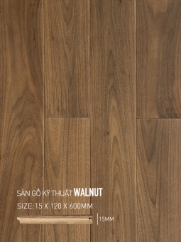 Walnut Engineered flooring 120x600mm