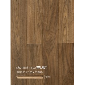 Sàn gỗ Walnut Engineered 120x750mm