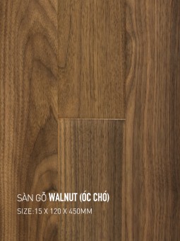 Walnut hardwood flooring 120x450mm