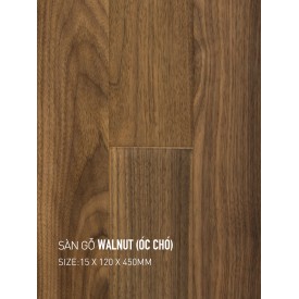 Sàn gỗ Walnut 120x450mm