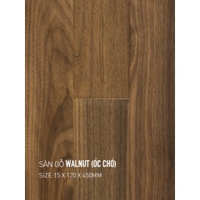 Sàn gỗ Walnut 120x450mm