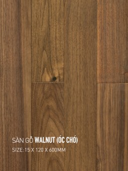 Walnut hardwood flooring 120x600mm