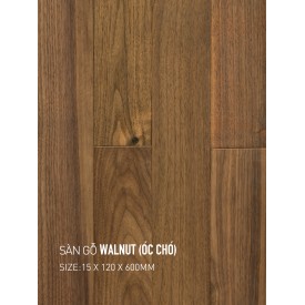 Walnut hardwood flooring 120x600mm