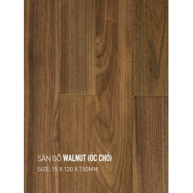 Sàn gỗ Walnut 120x750mm