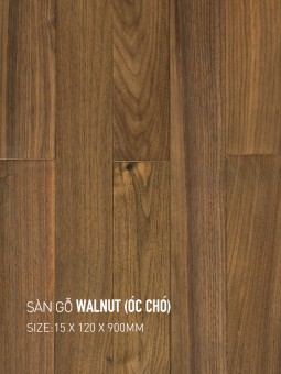 Walnut hardwood flooring 120x900mm