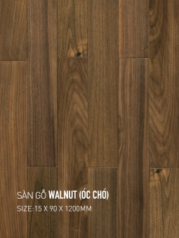 Walnut hardwood flooring 90x1200mm