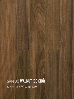 Walnut hardwood flooring 90x600mm