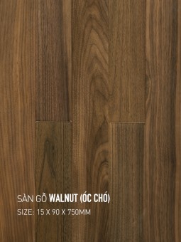 Walnut hardwood flooring 90x750mm