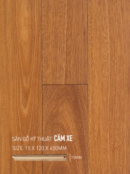 Sàn gỗ Căm Xe Engineered 120x450mm