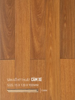 Sàn gỗ Căm Xe Engineered 120x900mm