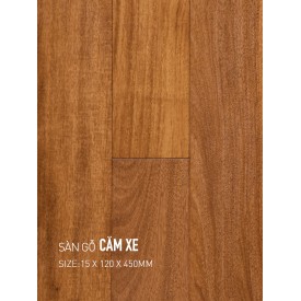 Sàn gỗ căm xe 120x450mm