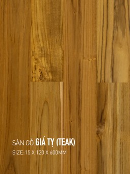 Teak hardwood flooring 120x600mm