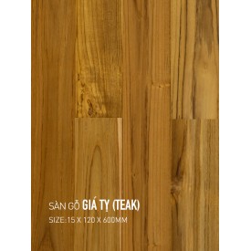 Teak hardwood flooring 120x600mm