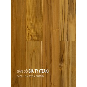 Teak hardwood flooring 120x600mm