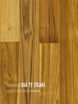 Teak hardwood flooring 120x750mm