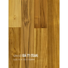 Teak hardwood flooring 120x750mm