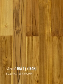 Teak hardwood flooring 120x900mm