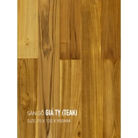 Teak hardwood flooring 120x900mm