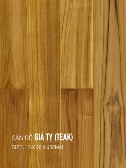 Teak hardwood flooring 90x450mm